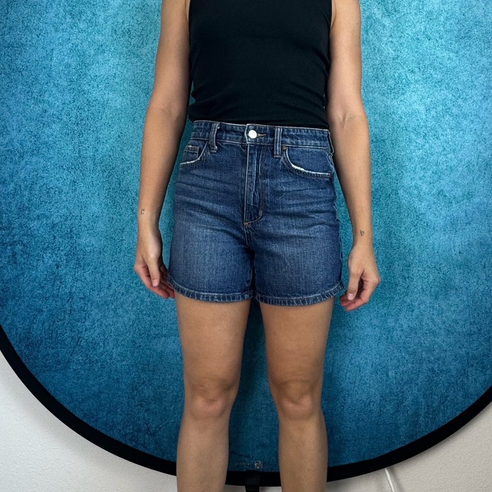 Joe's Jeans Mid Wash, High Rise Denim Shorts